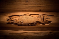 Cinclus cabin at Eagle Brae, Scottish Highalnds, January 2019