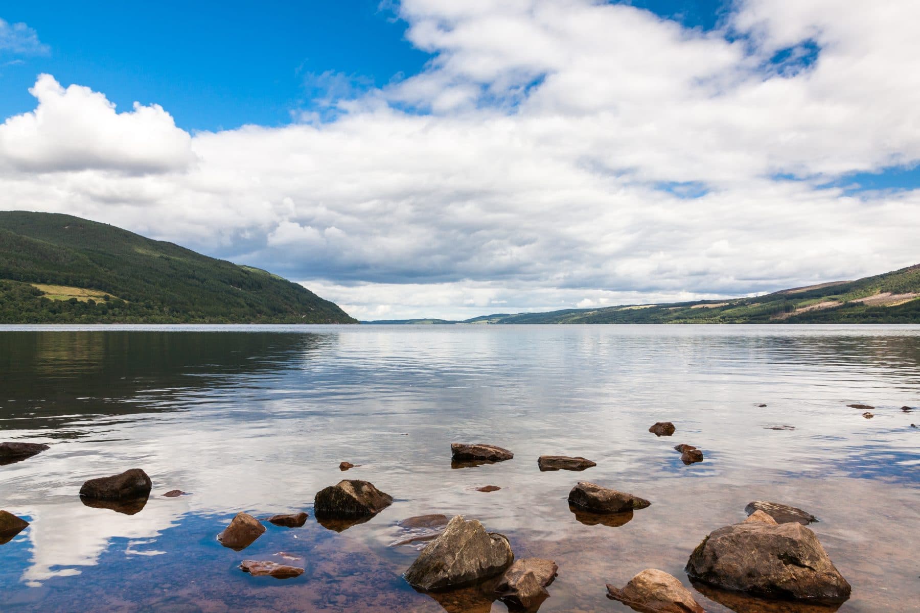 Loch Ness in the Scottish Highlands, Scotland