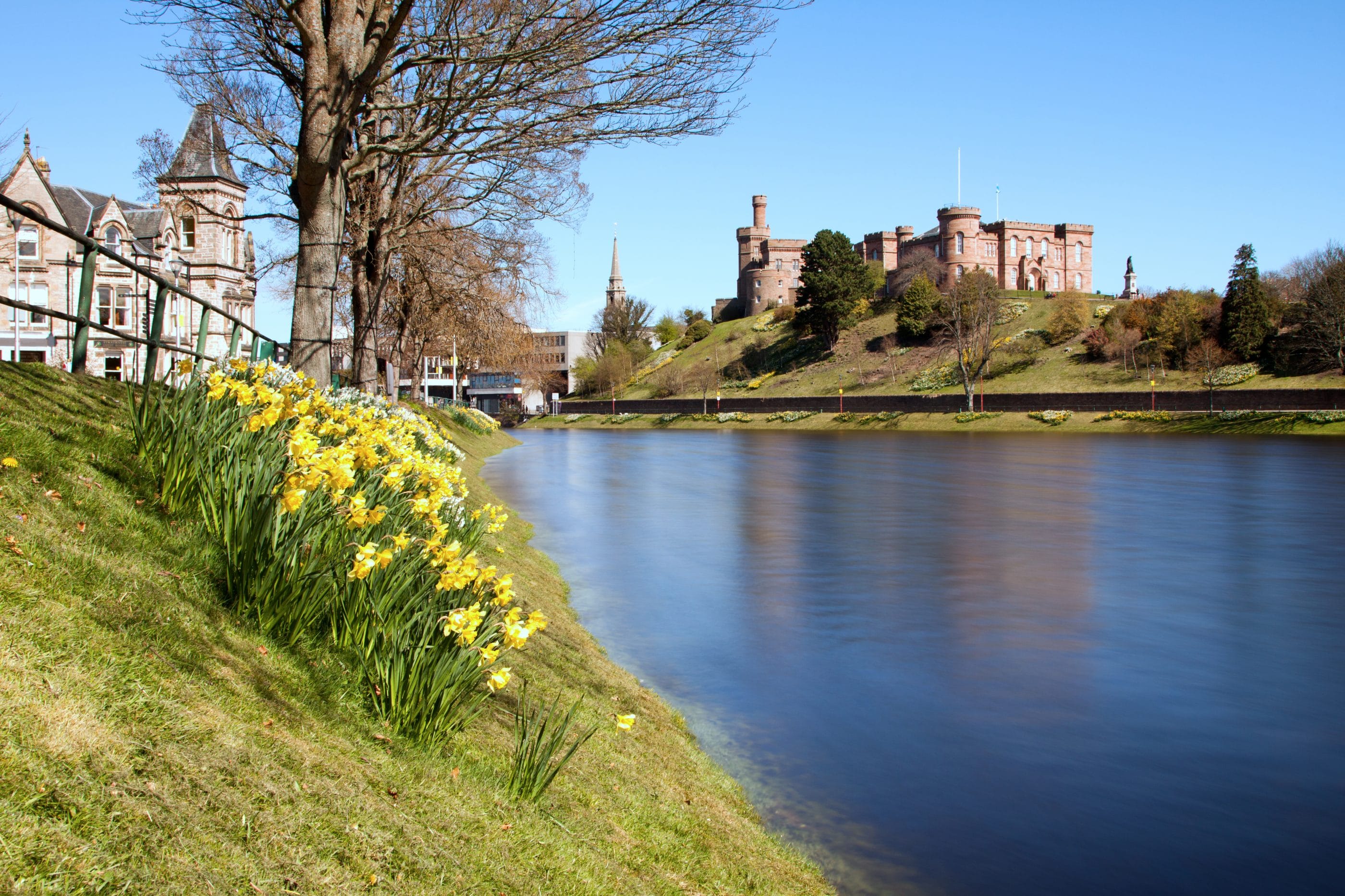 Inverness Castle and River Ness, Scotland