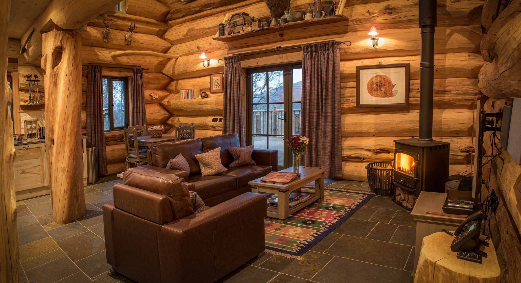 Ardea Luxury Scottish Log Cabin With Sauna Eagle Brae