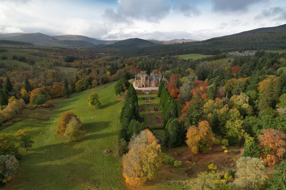 Ardross Castle on Ardross Estate.