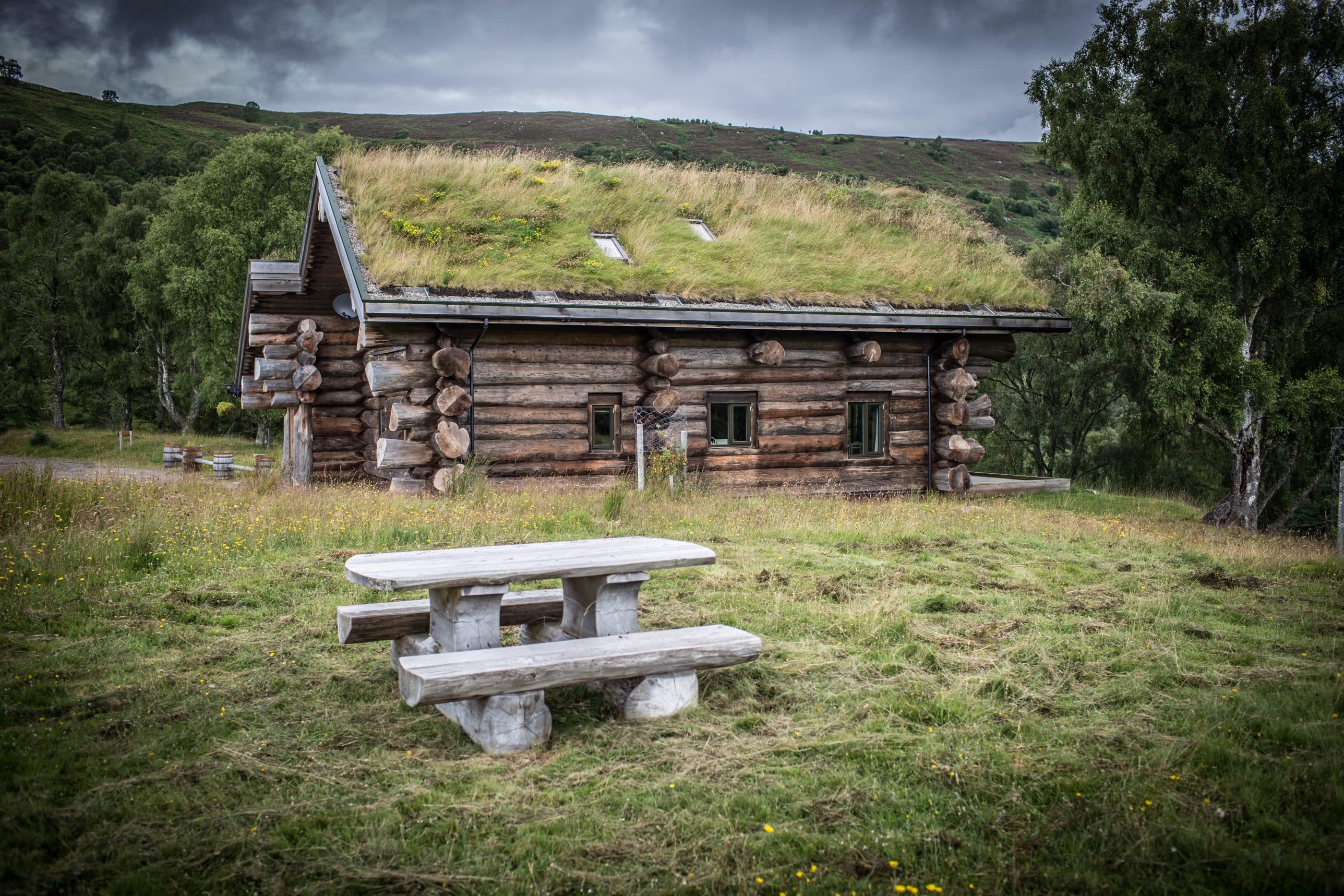 Log cabin at Eagle Brae