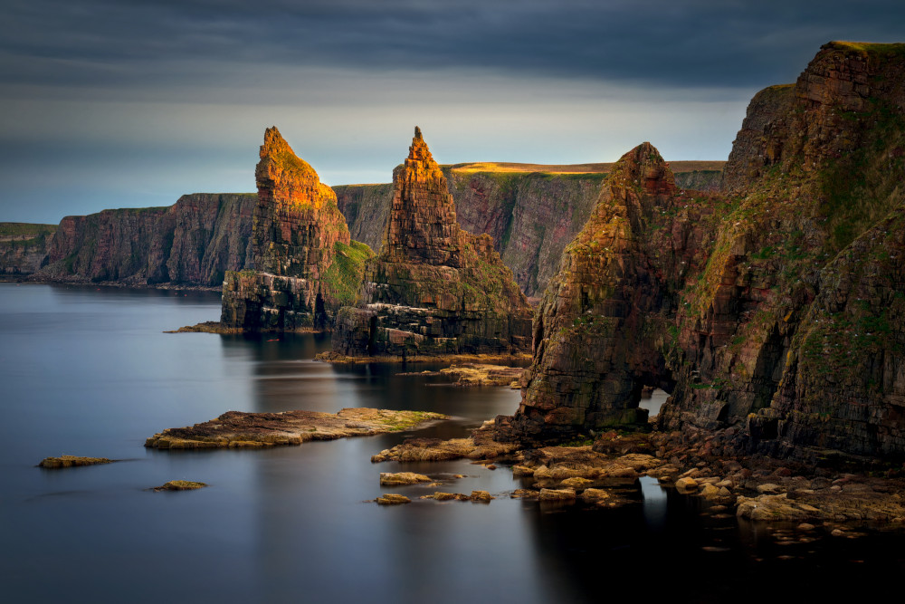 The Duncansby Stacks in the far north of Scotland