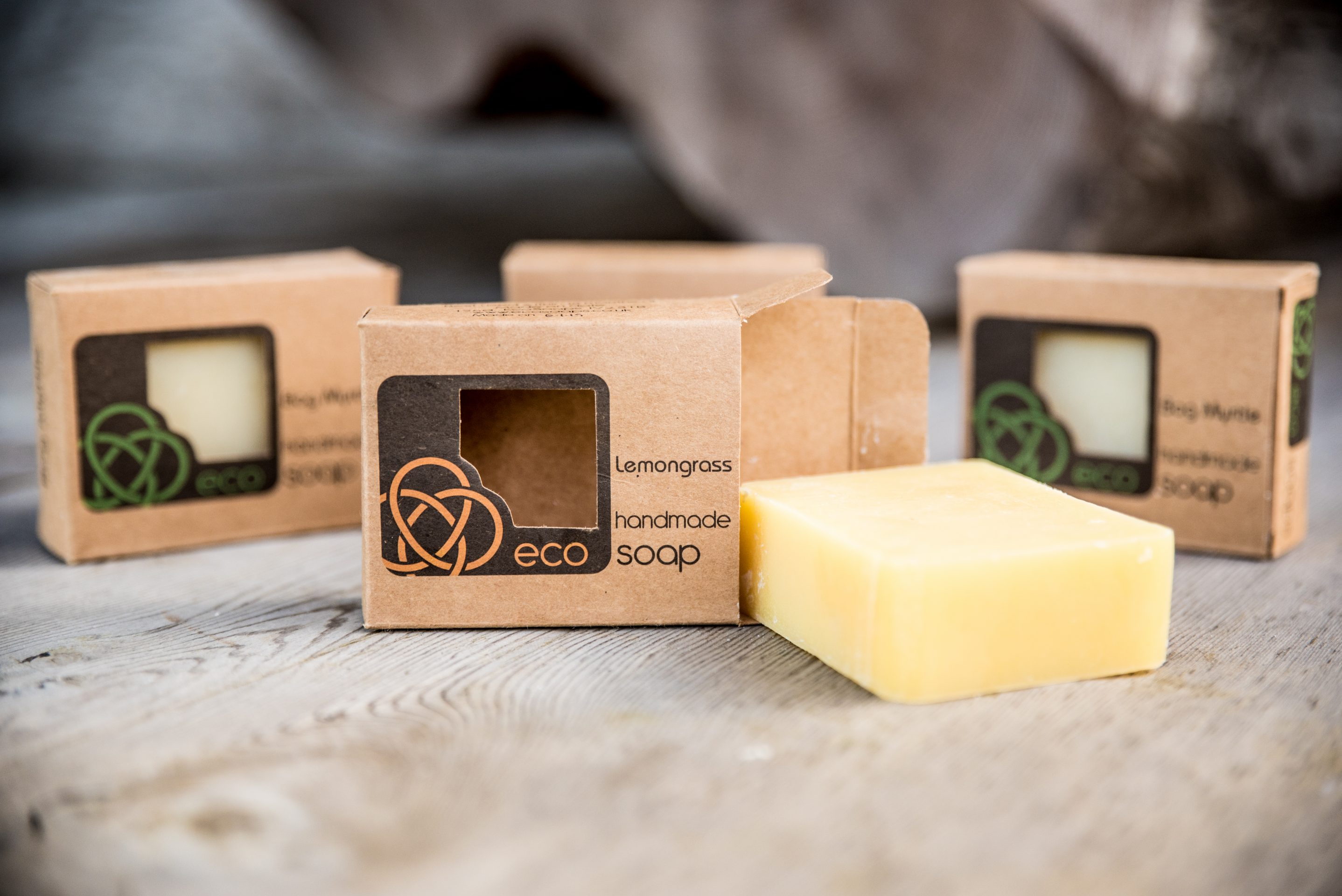 A range of eco-soaps made in the Scottish Highlands