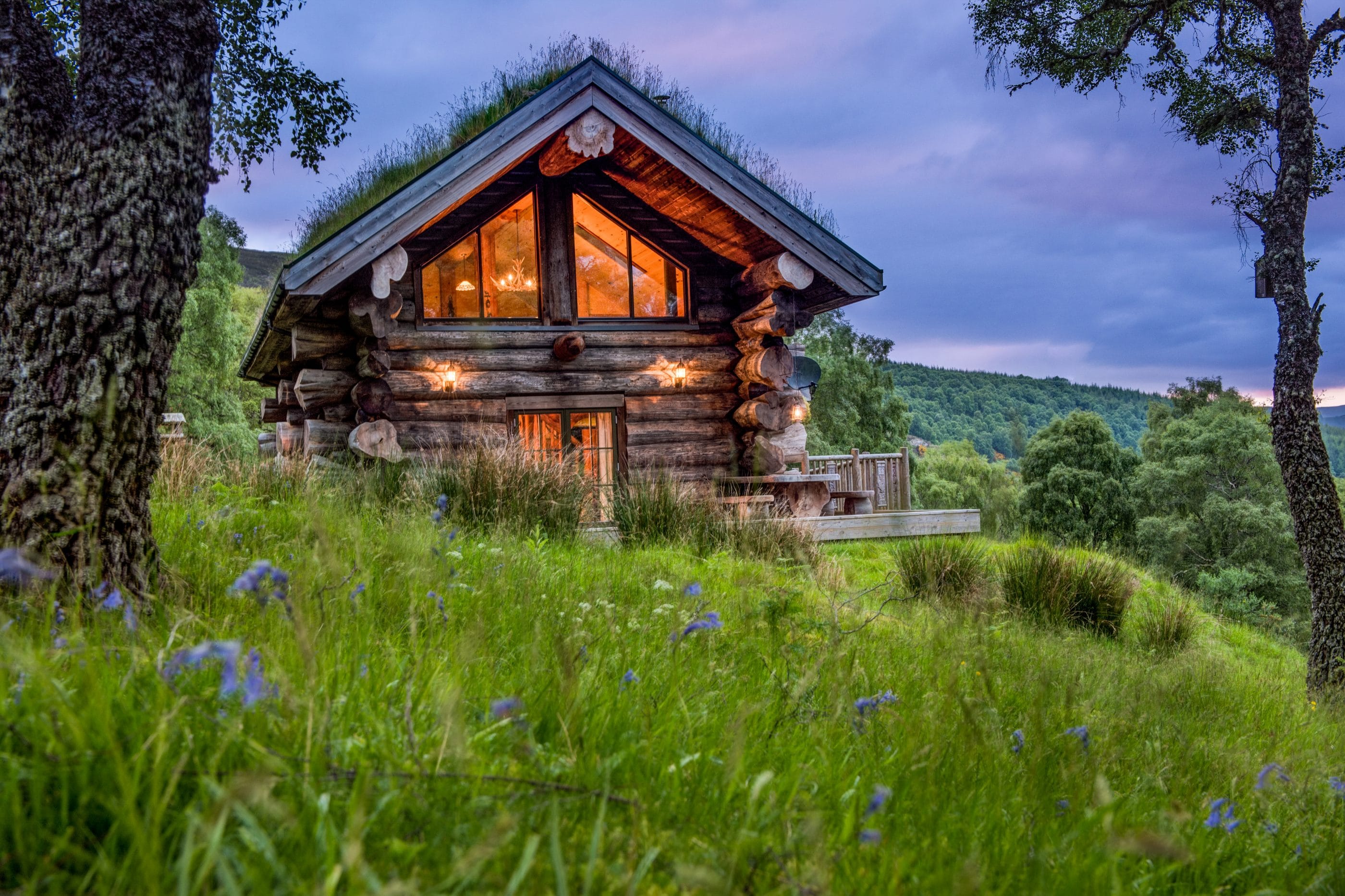 Our Luxury Scottish Log  Cabins  Eagle Brae in Pictures