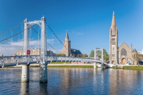 Bridge over the River Ness in Inverness