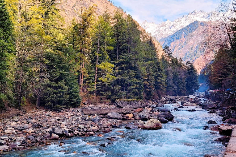 Kasol valley in Himachal Pradesh, India