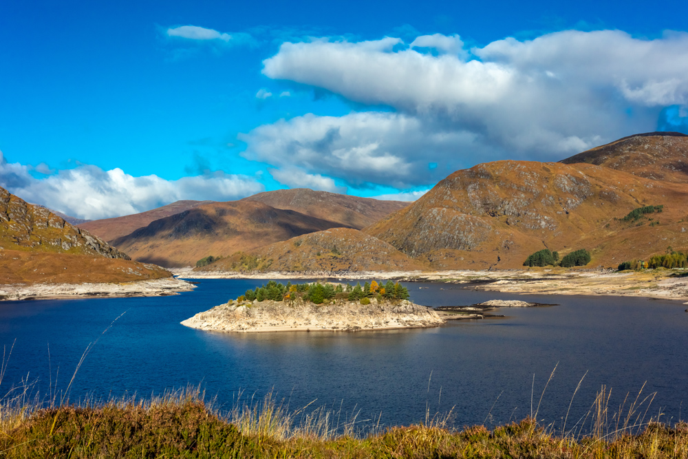 Loch Monar at the head of Glen Strathfarrar