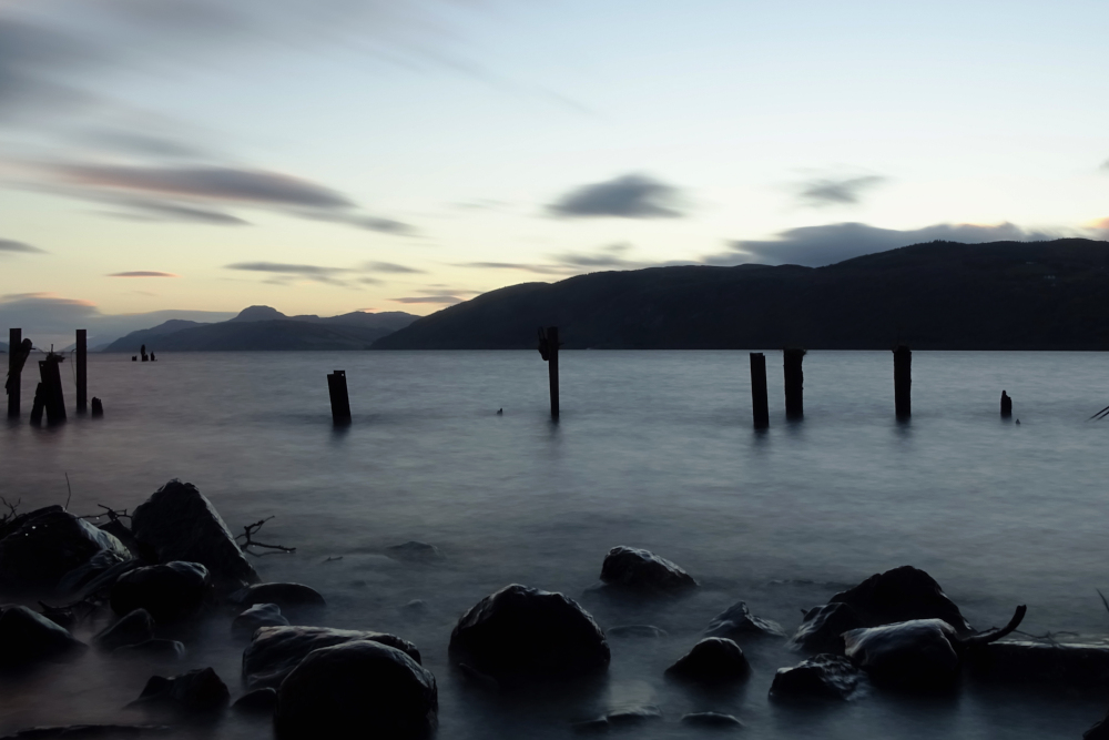 A view of Loch Ness from Dores Beach