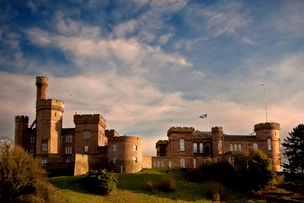 Dramatic photo of Inverness Castle