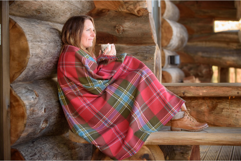 Cosy Tartan Throw