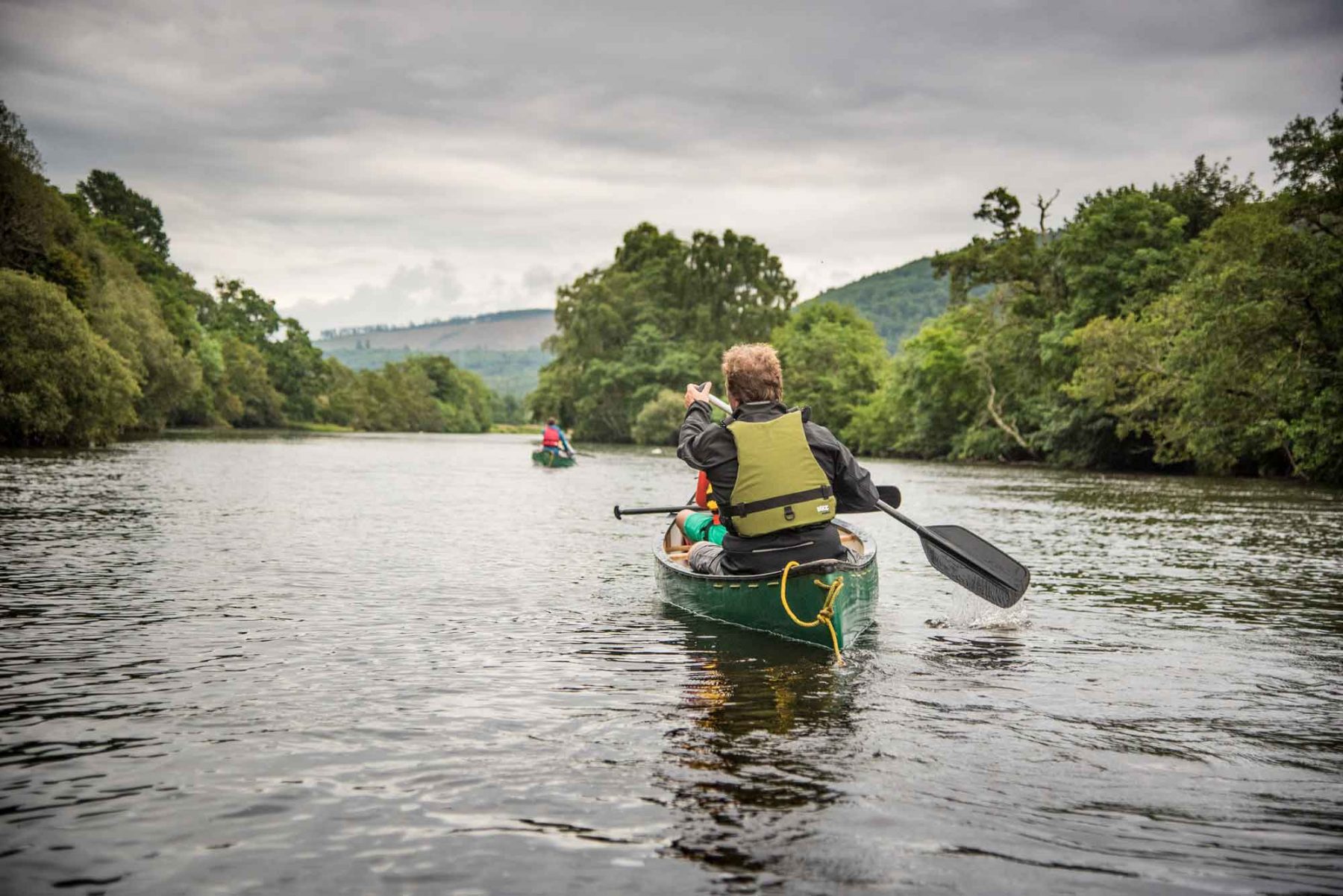 Canoeing in the Scottish Highlands